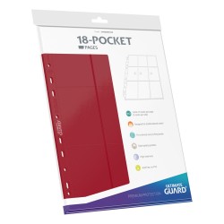 Feuilles Classeur Side-Loading - 18-Pocket Pages (10ct) - Rouge