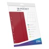 Feuilles Classeur Side-Loading - 18-Pocket Pages (10ct) - Rouge