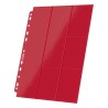 Feuilles Classeur Side-Loading - 18-Pocket Pages (10ct) - Rouge