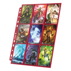 Feuilles Classeur Side-Loading - 18-Pocket Pages (10ct) - Rouge