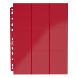 Feuilles Classeur Side-Loading - 18-Pocket Pages (10ct) - Rouge