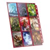 Feuilles Classeur Side-Loading - 18-Pocket Pages (10ct) - Rouge