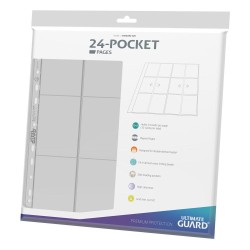 Pages Classeur Side-Loading - 24-Pocket (Transparent) - (10ct)