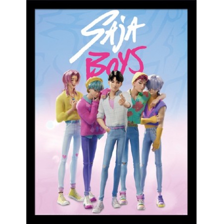 Poster avec Cadre - Saja Boys - KPop Demon Hunters