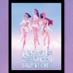 Poster avec Cadre - Golden - KPop Demon Hunters