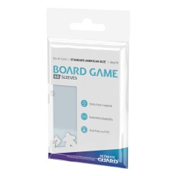 Protèges Cartes 60 pièces - Premium Protection - Américains Standard - Jeux de Plateau - Transparent