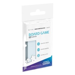 Protèges Cartes 50 pièces - Premium Protection - Européens Petit - Jeux de Plateau - Transparent