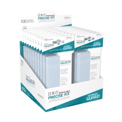 Protèges Cartes 100 pièces - Premium Protection - Precise-Fit - Japonais - Transparent