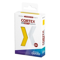Protèges Cartes 60 pièces - Cortex - Japonais - Jaune Matte