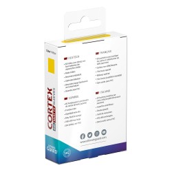 Protèges Cartes 60 pièces - Cortex - Japonais - Jaune Matte