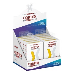 Protèges Cartes 60 pièces - Cortex - Japonais - Jaune Matte