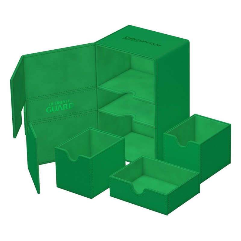 Twin Flip´n´Tray 160+ - Vert - XenoSkin