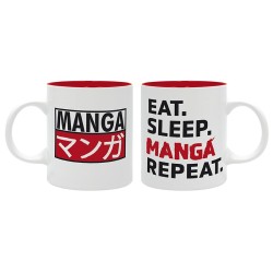 Mug - EAT SLEEP MANGA REPEAT - Asian Art 
