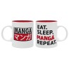 Mug - EAT SLEEP MANGA REPEAT - Asian Art 