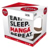 Mug - EAT SLEEP MANGA REPEAT - Asian Art 