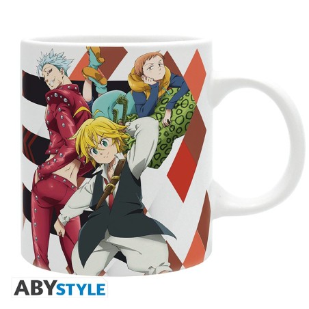 Mug - Meliodas, Ban et King - The Seven Deadly Sins