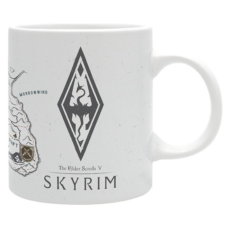Mug - Carte - Skyrim - Subli