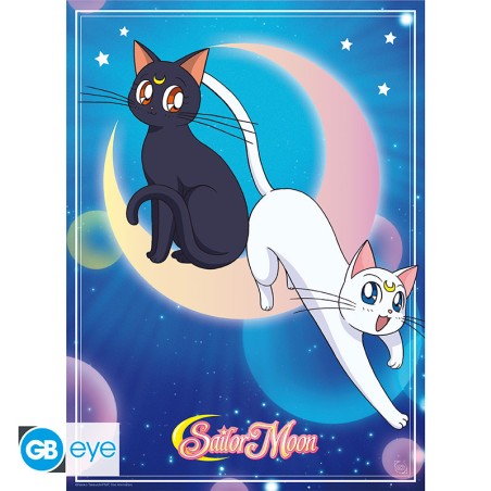 Poster - Luna & Artemis - Sailor Moon