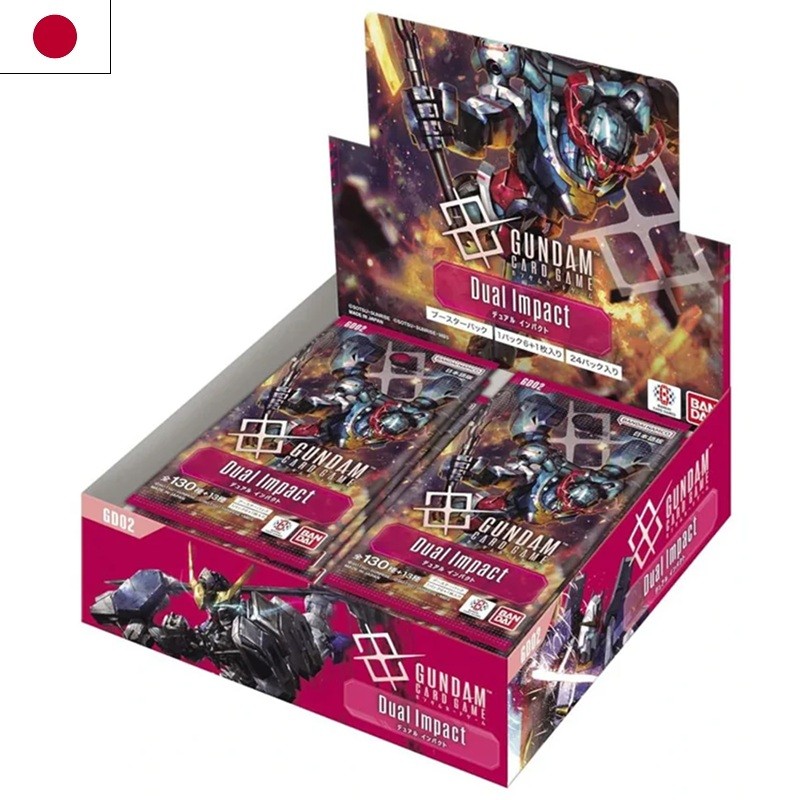 JCC - Booster - GD02 - "Dual Impact" - Gundam Card Game (JP) - (24 boosters)