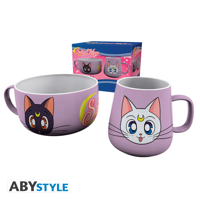 Breakfast Set - Luna & Artemis - Sailor Moon