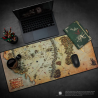 Tapis de Souris Gaming XL - Carte Terre du Milieu - Seigneur des Anneaux