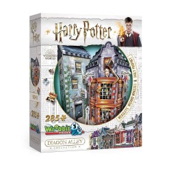 Puzzle 3D - Harry Potter - Boutique Weasley, Farces pour sorciers facétieux et La Gazette du sorcier - 285 pièces