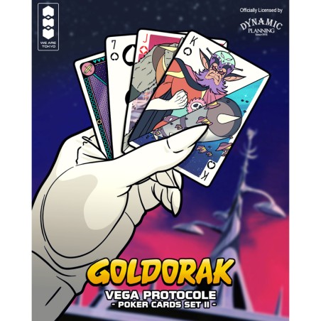 Jeu de cartes - 54 cartes - "Vega Protocole" - Set.02 - Goldorak