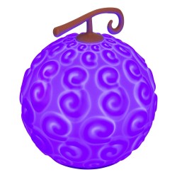 Lampe Squishy - Fruit du Caoutchoutier - One Piece : Netflix