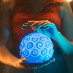 Lampe Squishy - Fruit du Caoutchoutier - One Piece : Netflix
