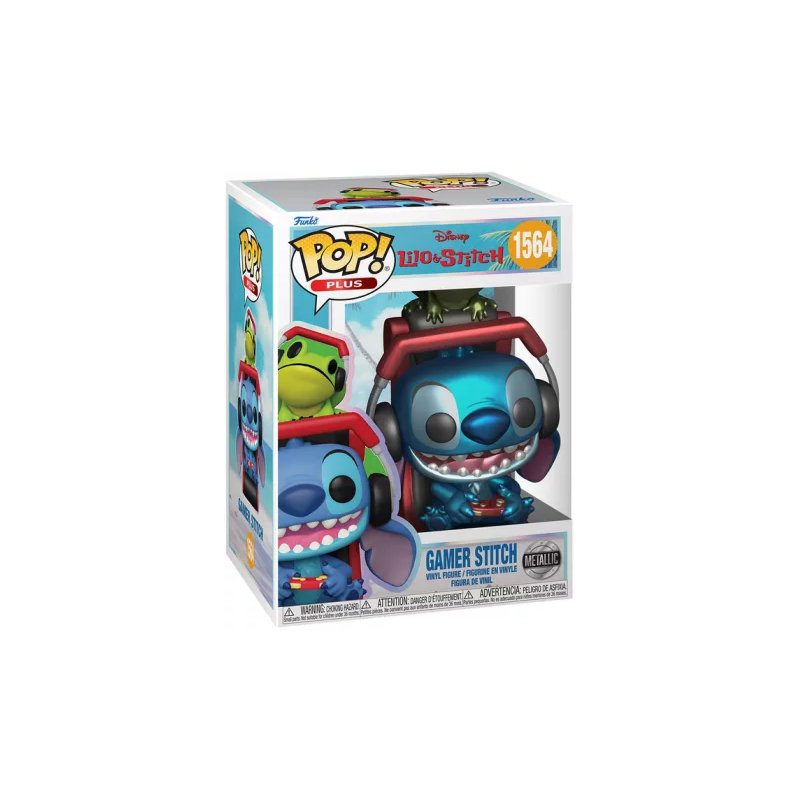 Stitch Gamer (Metallique) - Lilo & Stitch (1564) - POP Disney