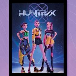 Poster avec Cadre - Huntrix - KPop Demon Hunters