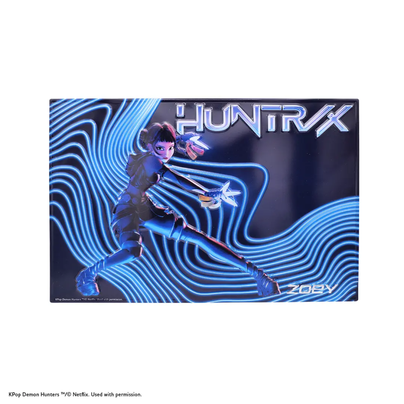 Plaque Métallique - Zoey - KPop Demon Hunters