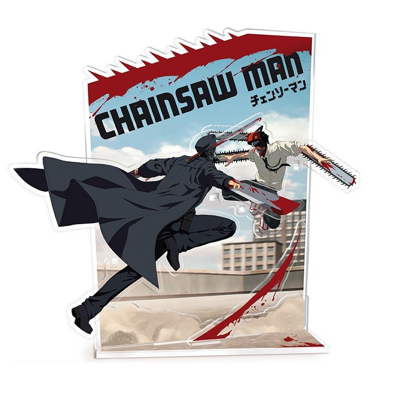 Figurine 2D - Acryl - Denji vs Homme-Katana - Chainsaw Man