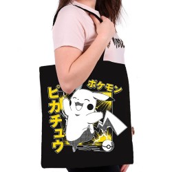 Cabas en Toile - Pikachu Anime II - Pokemon