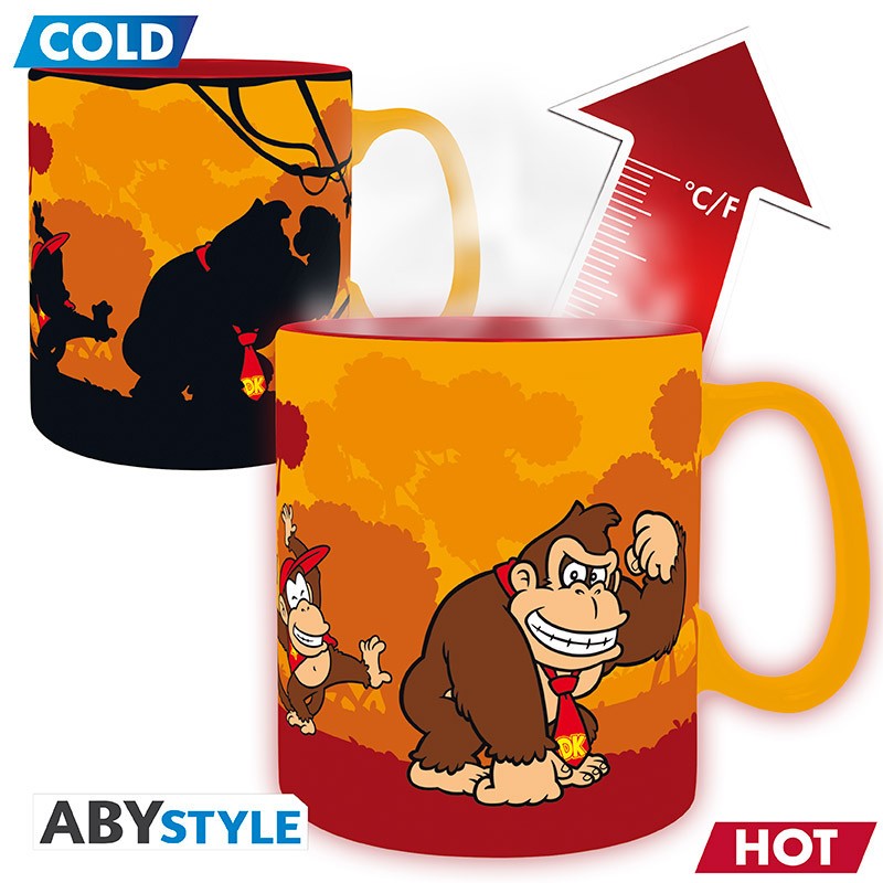 Mug - Thermo Réactif - Diddy & Donkey - Donkey Kong