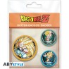 Pack de 3 badges - Trunks, Goten & Gotrunks - Dragon Ball Z