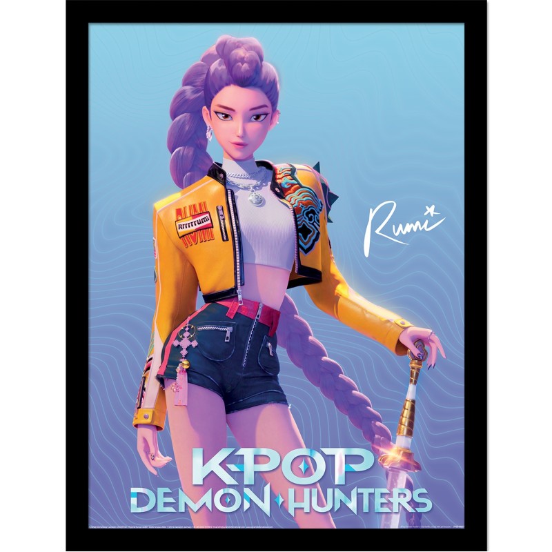 Poster avec Cadre - Rumi - KPop Demon Hunters