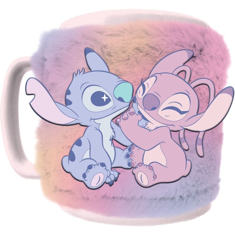 Fuzzy Mug - Stitch & Angel Planetary - Lilo & Stitch
