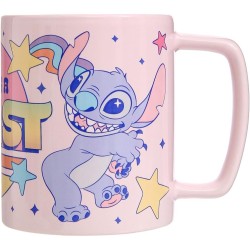 Fuzzy Mug - Stitch & Angel Planetary - Lilo & Stitch