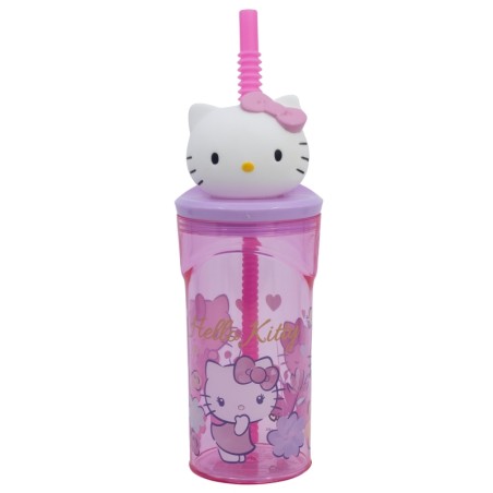 Gobelet 3D avec Paille - Kitty - Sanrio