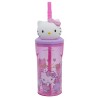 Gobelet 3D avec Paille - Kitty - Sanrio