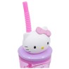 Gobelet 3D avec Paille - Kitty - Sanrio