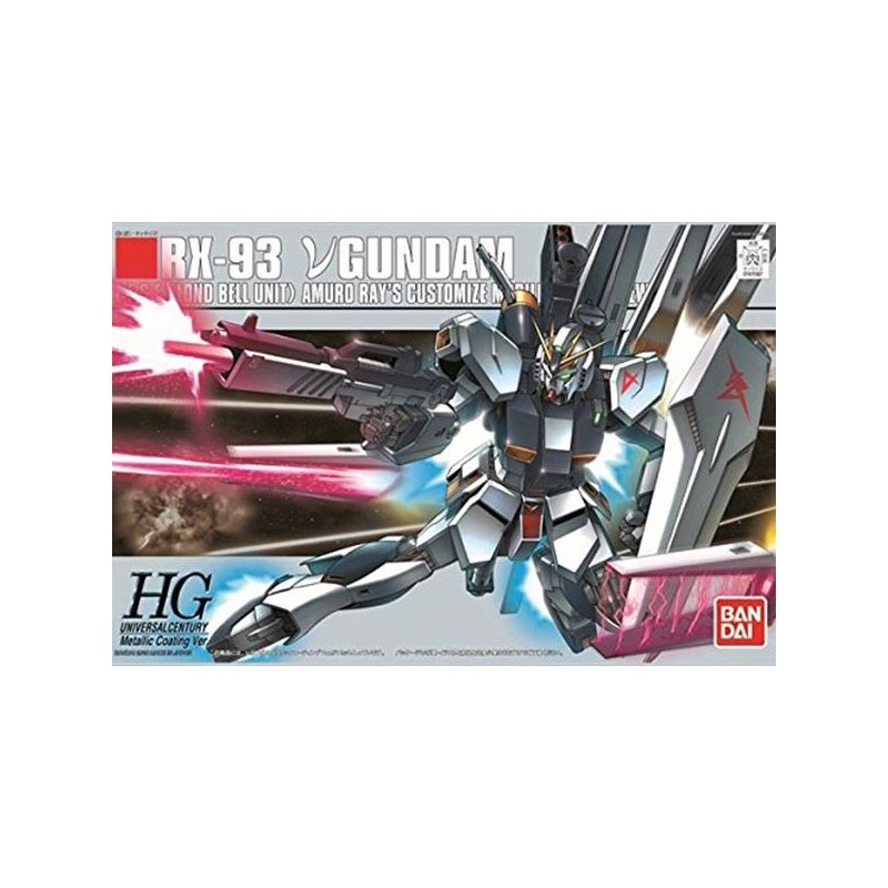 Boîte abîmée - High Grade - Gundam RX-93 - Mettalic Coating ver.