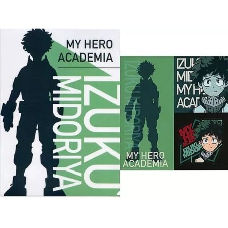 Fourre + Stickers - Izuku Midoriya (Lot J) - Rushing - My Hero Academia - Ichibansho 