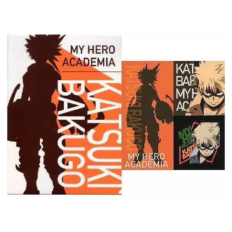 Fourre + Stickers - Katsuki Bakugo (Lot J) - Rushing - My Hero Academia - Ichibansho 