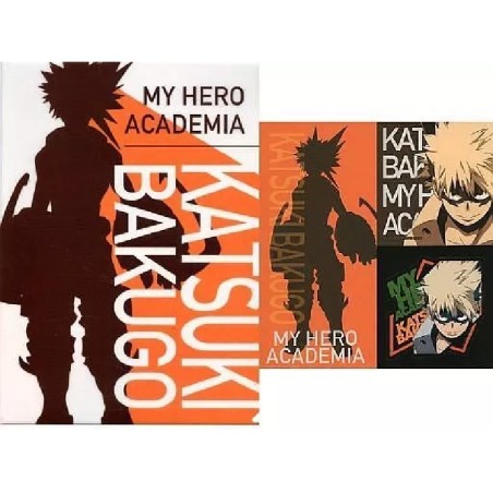 Fourre + Stickers - Katsuki Bakugo (Lot J) - Rushing - My Hero Academia - Ichibansho 