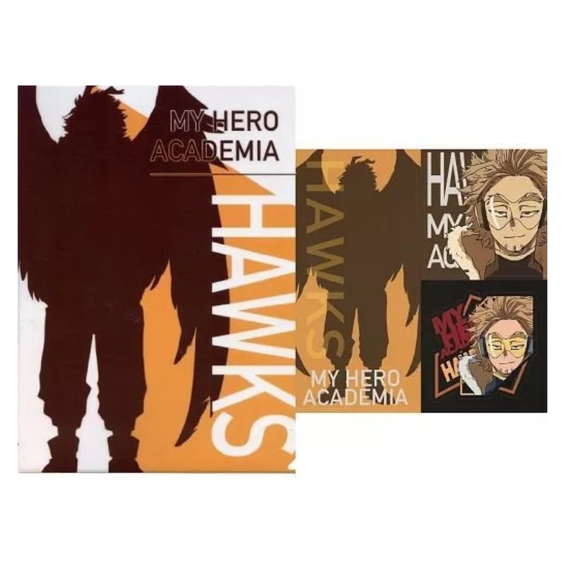 Fourre + Stickers - Hawks (Lot J) - Rushing - My Hero Academia - Ichibansho 