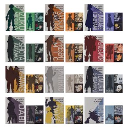 Fourre + Stickers - Hawks (Lot J) - Rushing - My Hero Academia - Ichibansho 