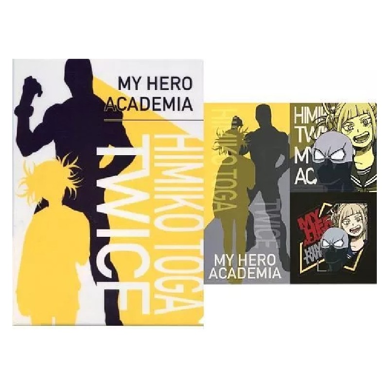 Fourre + Stickers - Himiko Toga & Twice (Lot J) - Rushing - My Hero Academia - Ichibansho 