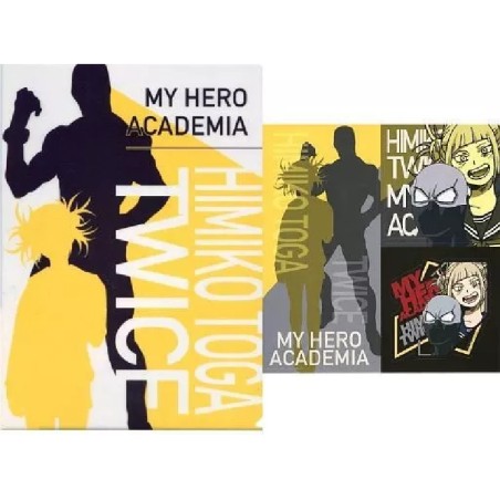 Fourre + Stickers - Himiko Toga & Twice (Lot J) - Rushing - My Hero Academia - Ichibansho 